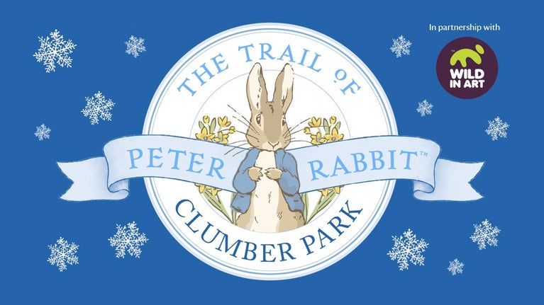 The trail of Peter Rabbit at Clumber Park